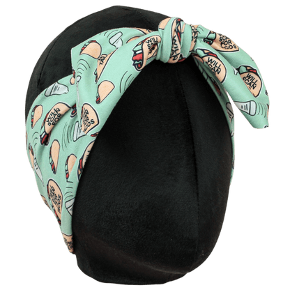 Will Scan for Tacos Top Knot Headband - The Sassy Olive
