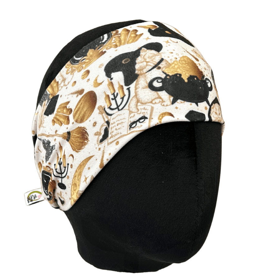 Witchy Kitties Stretch Headband - The Sassy Olive