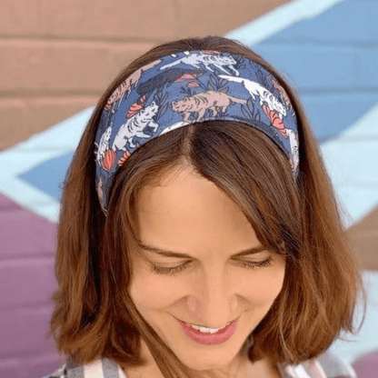 Wolves Howl Stretch Headband - The Sassy Olive