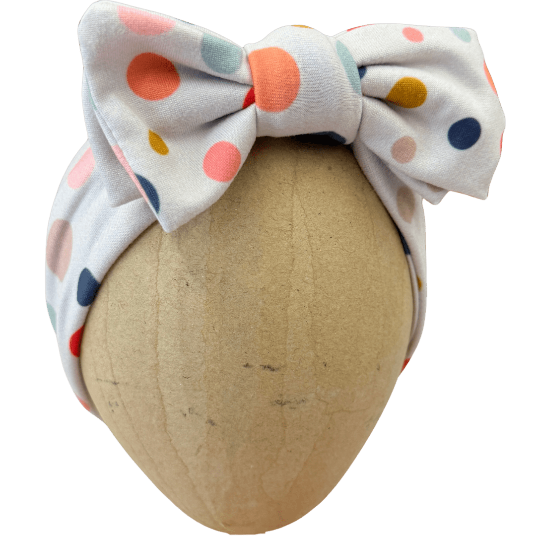Y2K Confetti Polka Dot Baby Headband - The Sassy Olive