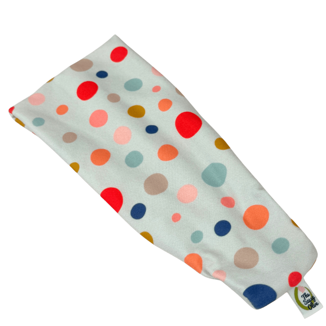 Y2K Confetti Polka Dot Stretch Headband - The Sassy Olive