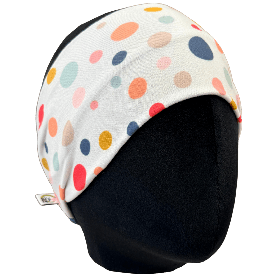 Y2K Confetti Polka Dot Stretch Headband - The Sassy Olive