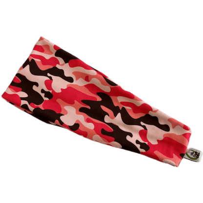 Y2K Pink Camo Stretch Headband - The Sassy Olive