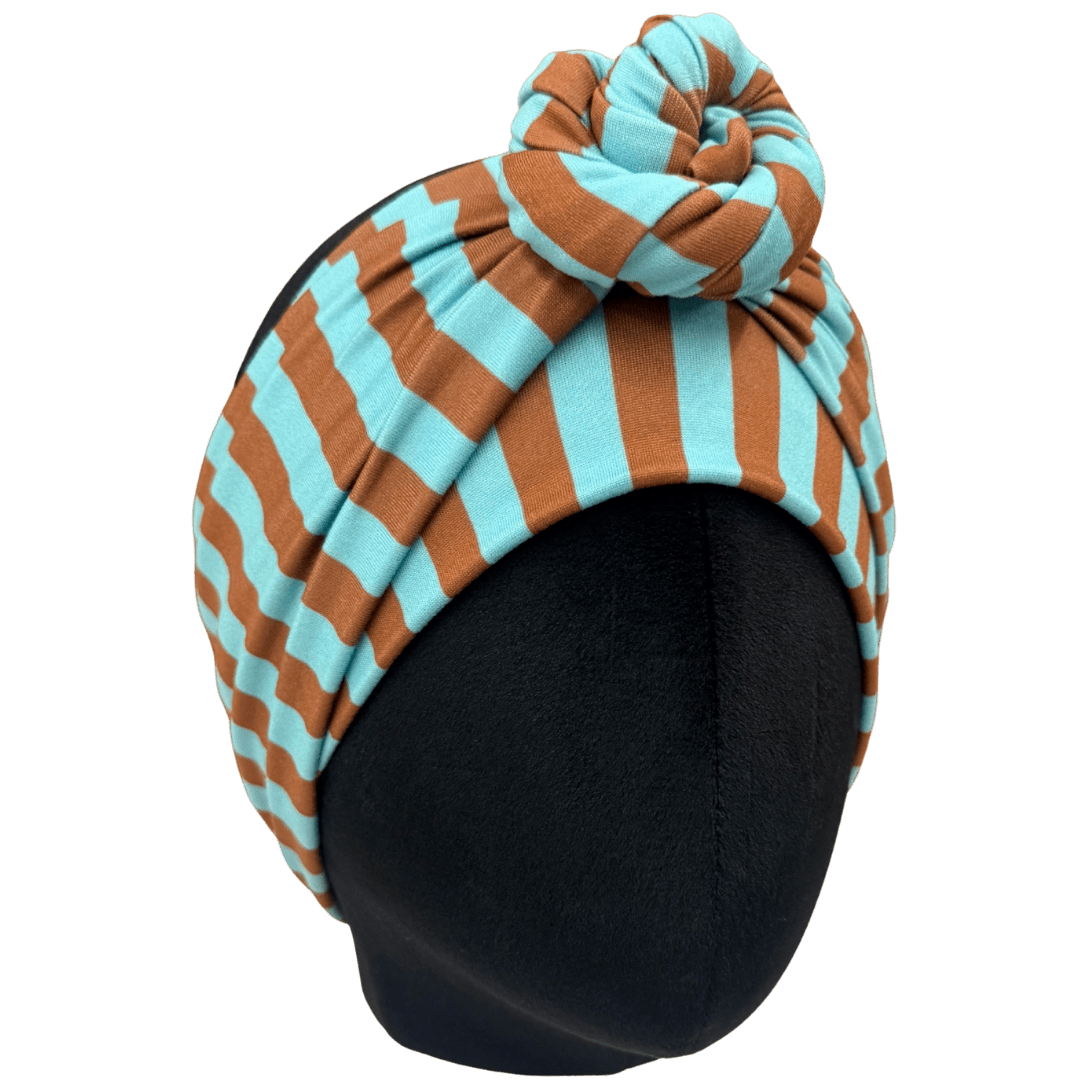 Y2K Stripes Wrap Headband - The Sassy Olive