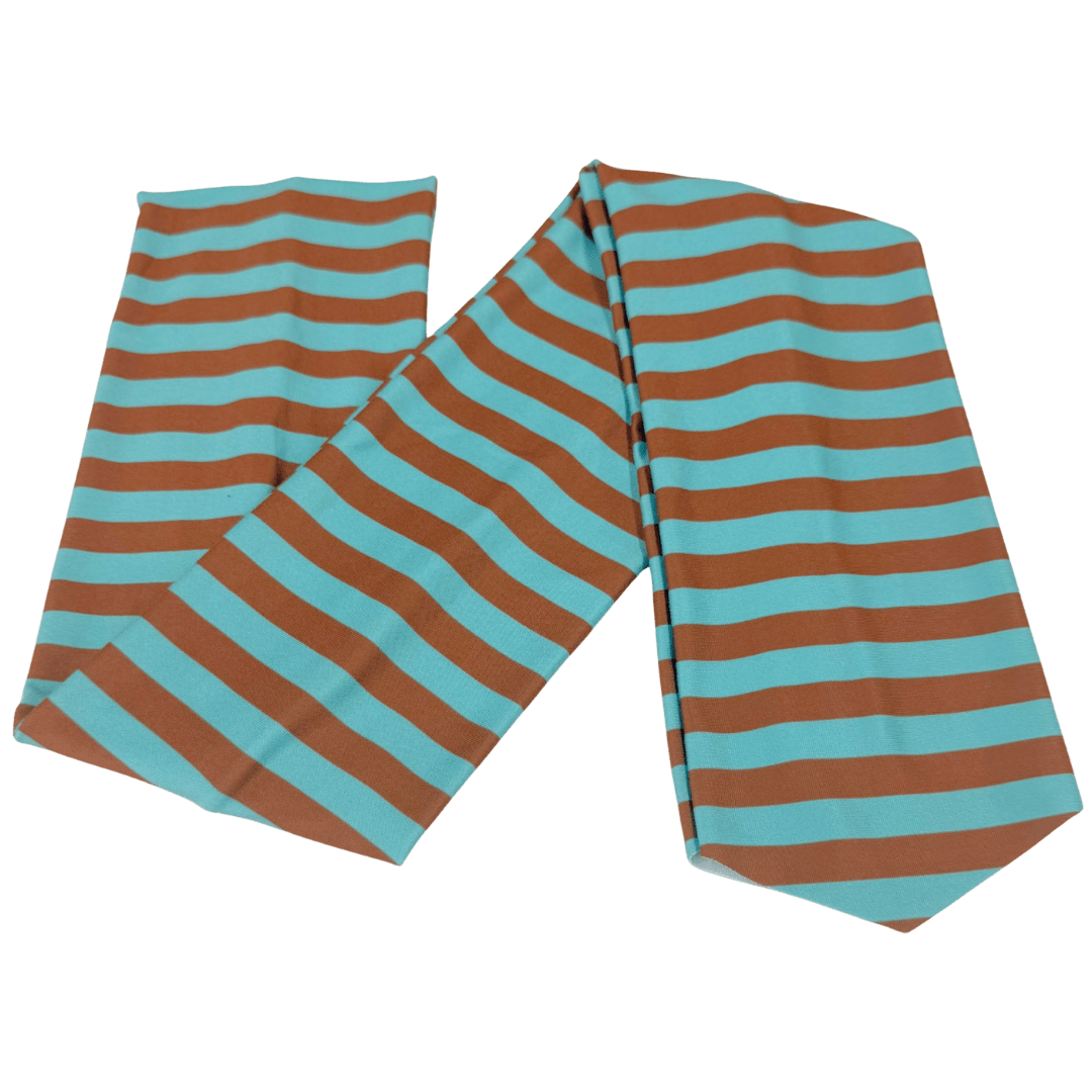 Y2K Stripes Wrap Headband - The Sassy Olive