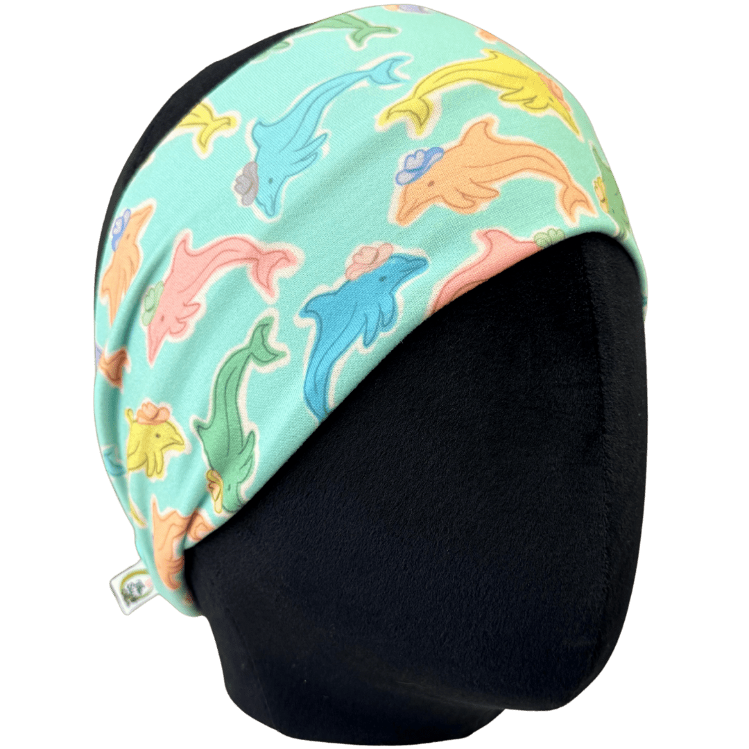 Yeehaw Dolphins Stretch Headband - The Sassy Olive