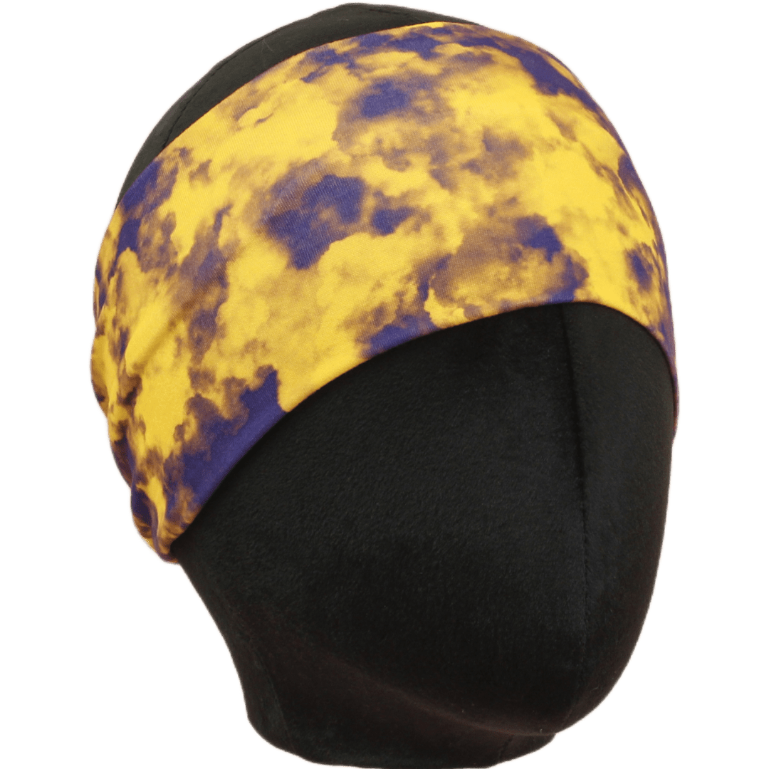 Yellow and Purple Stretch Headband - The Sassy Olive
