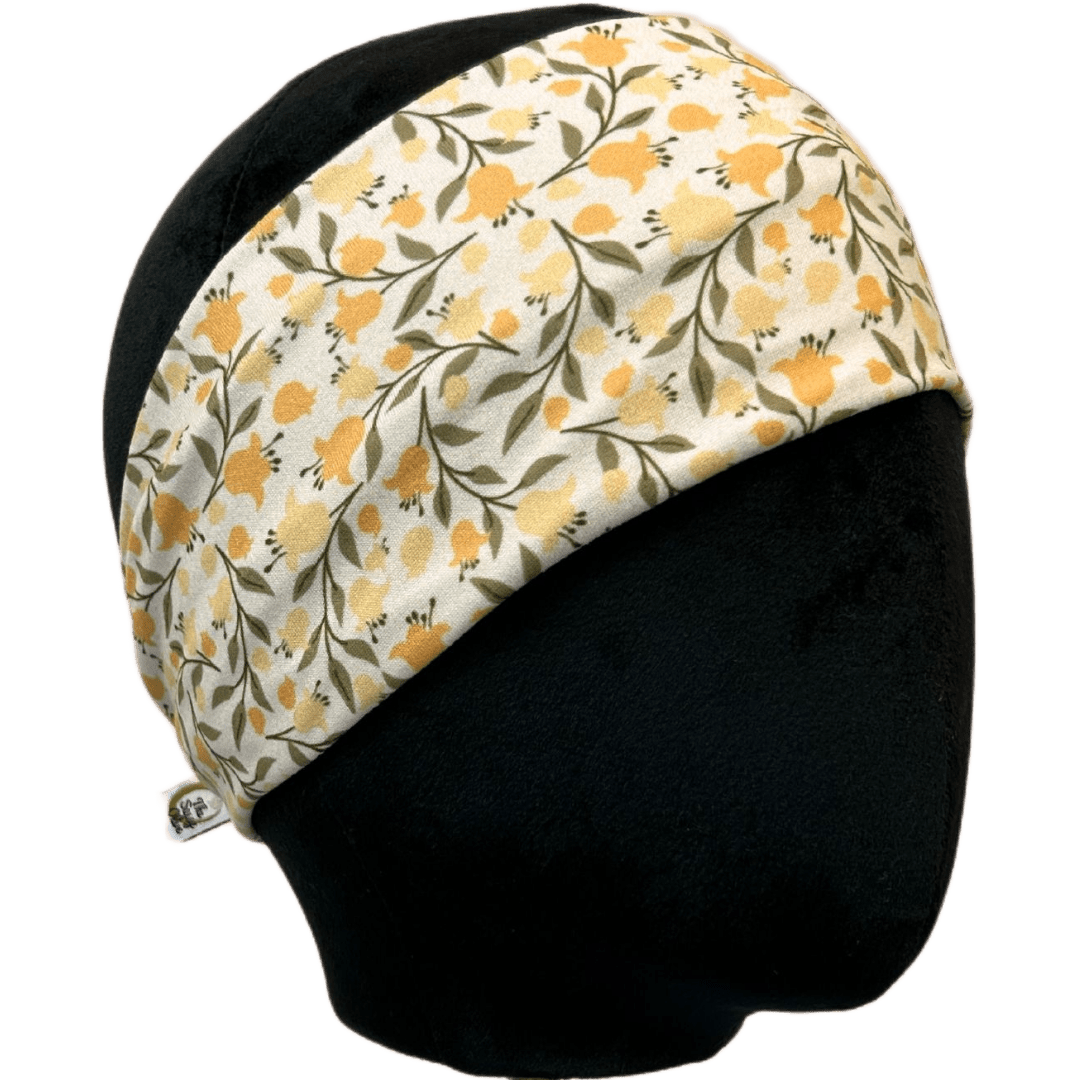 Yellow Bell Floral Stretch Headband - The Sassy Olive