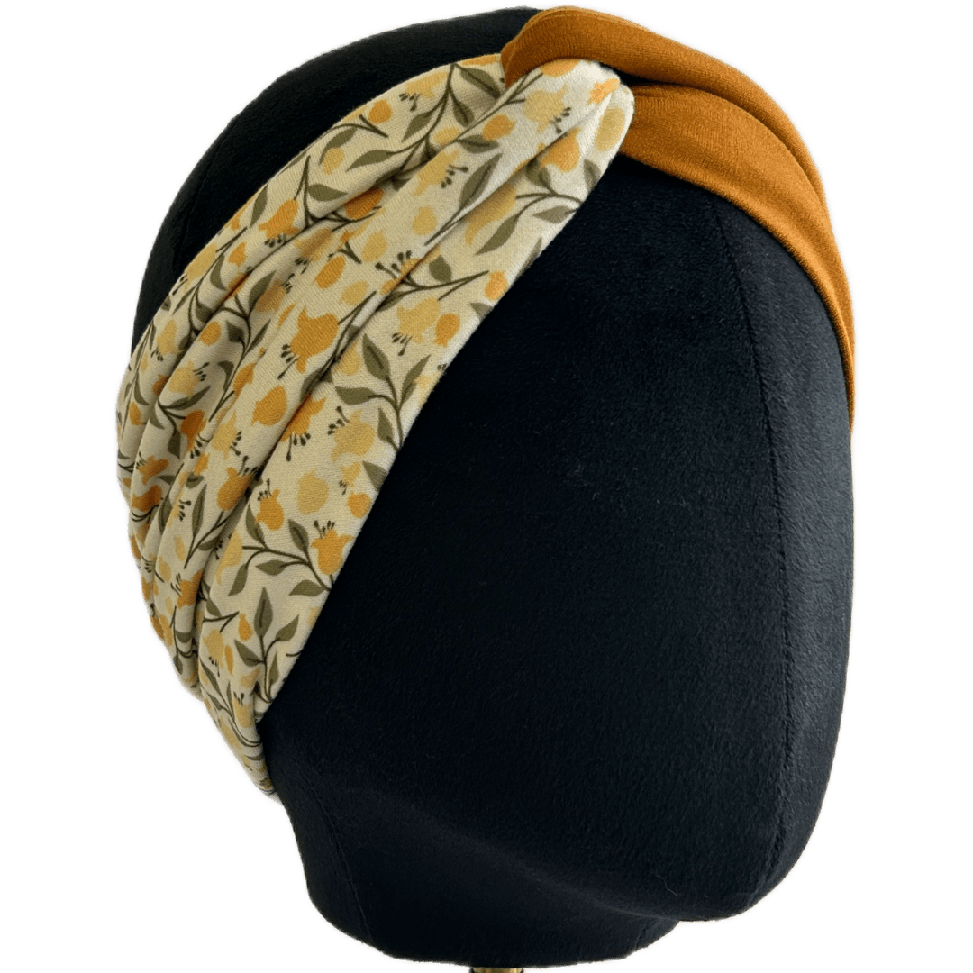 Yellow Bell Mustard Twist Headband - The Sassy Olive