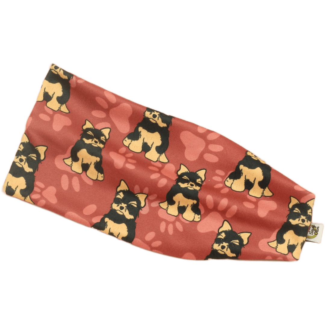 Yorkshire Terrier Stretch Headband - The Sassy Olive