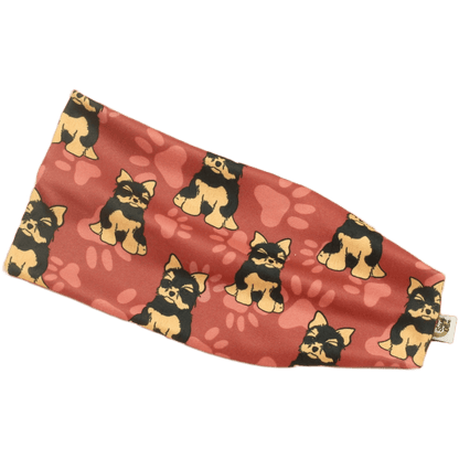 Yorkshire Terrier Stretch Headband - The Sassy Olive