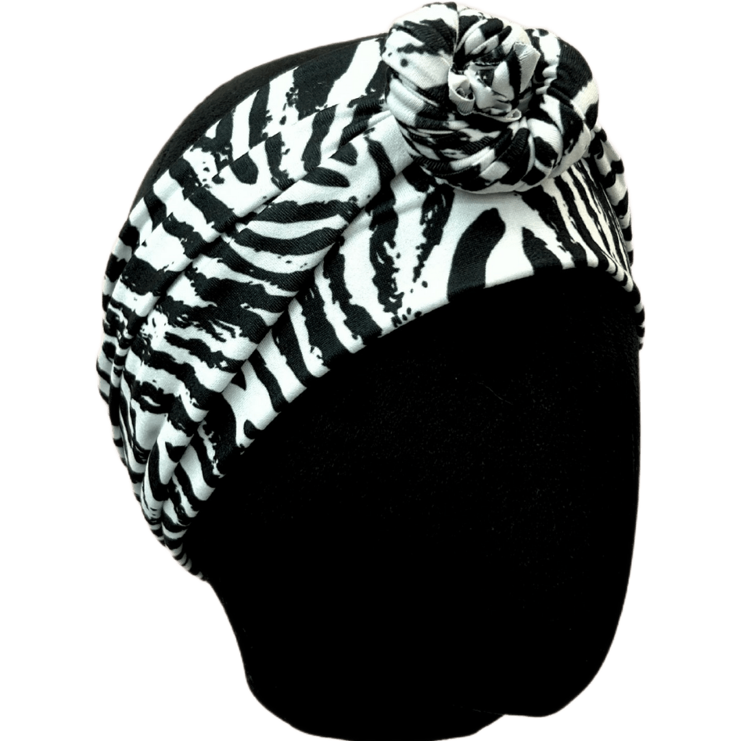 Zebra Print Wrap Headband - The Sassy Olive