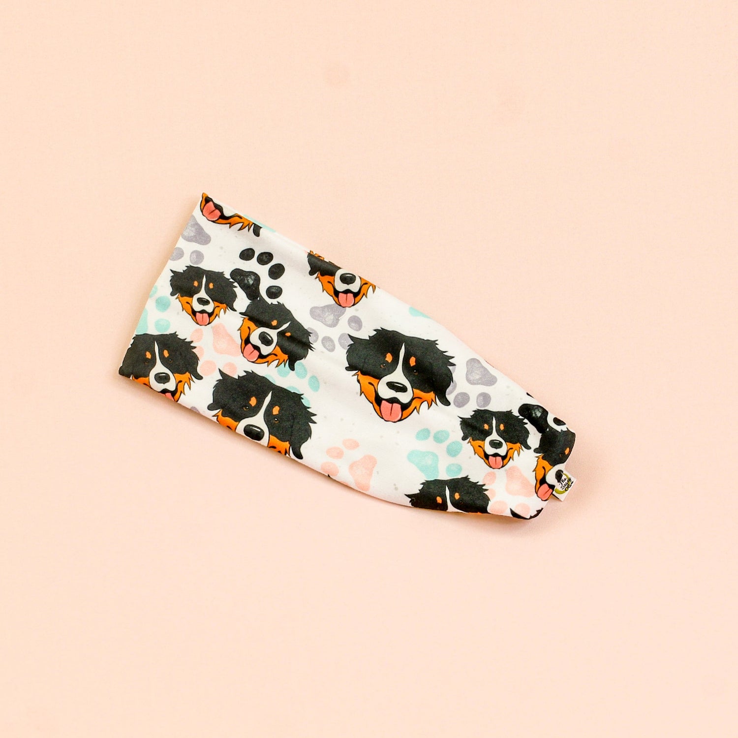 Bernese Mountain Dog Stretch Headband - The Sassy Olive