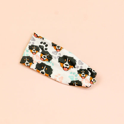 Bernese Mountain Dog Stretch Headband - The Sassy Olive