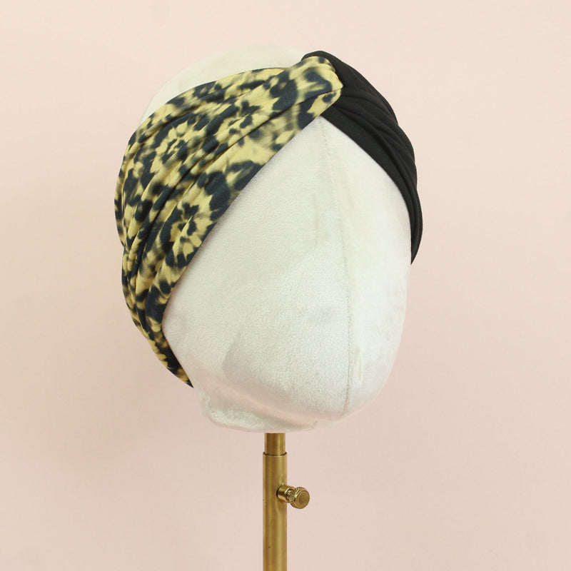 Black and Gold Twist Headband - The Sassy Olive