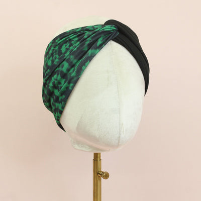 Black and Green Twist Headband - The Sassy Olive