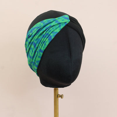 Blue and Green Twist Headband - The Sassy Olive