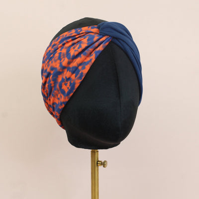 Blue and Orange Twist Headband - The Sassy Olive