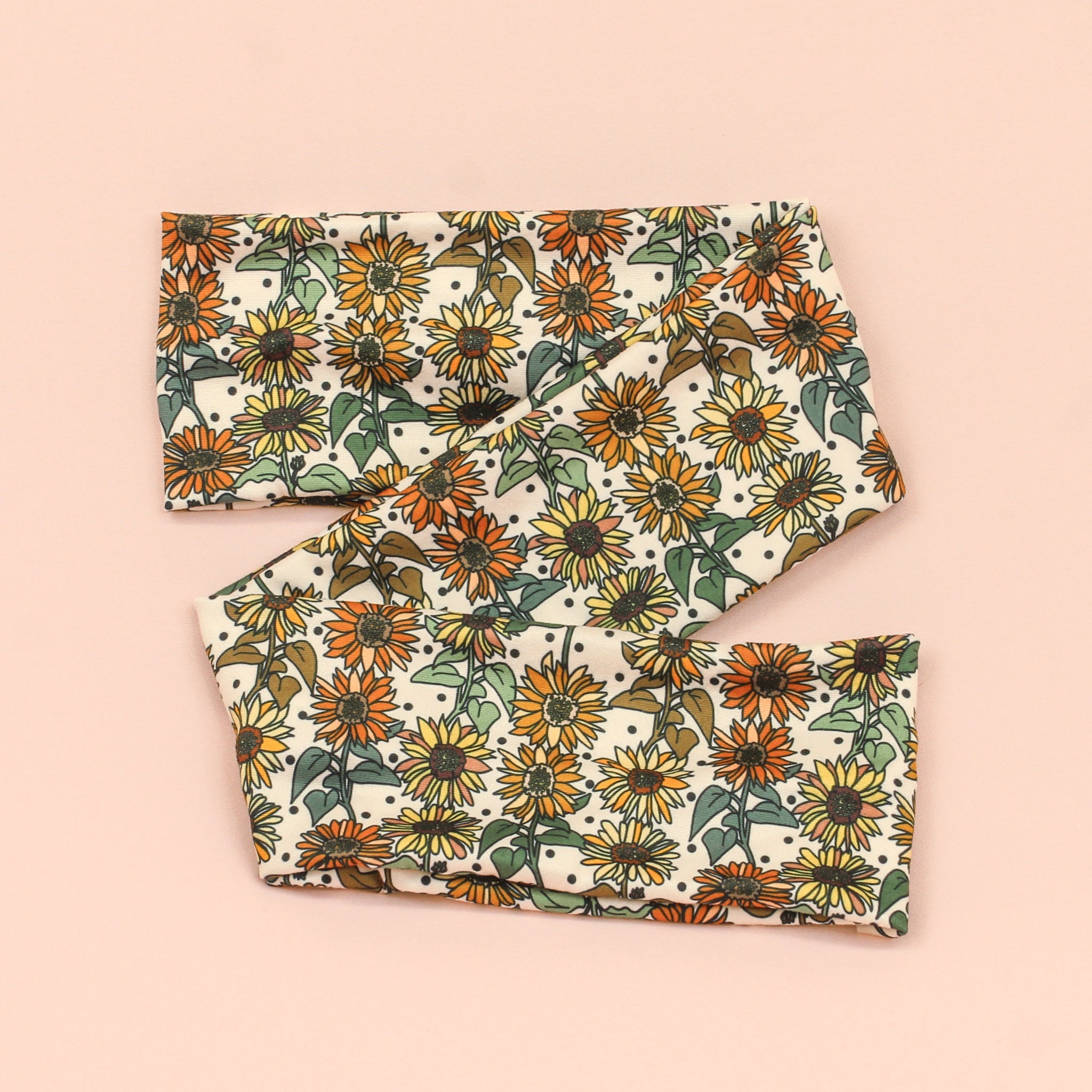 Bohoshade Sunflowers Wrap Headband - The Sassy Olive
