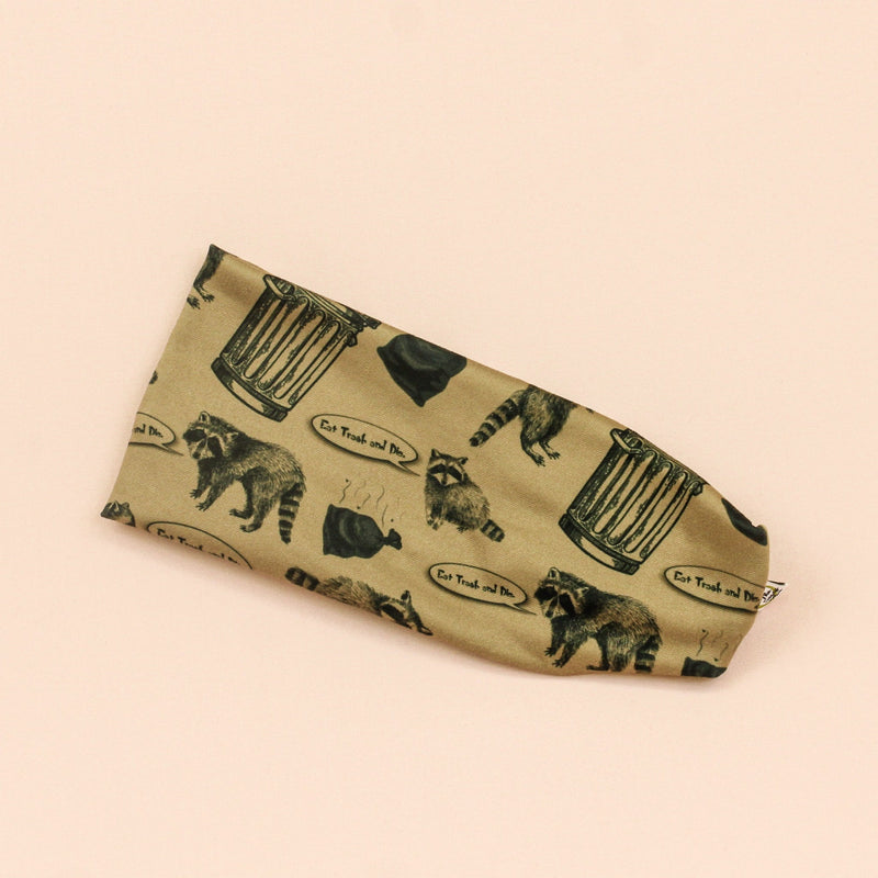 Eat Trash and Die Stretch Headband - The Sassy Olive