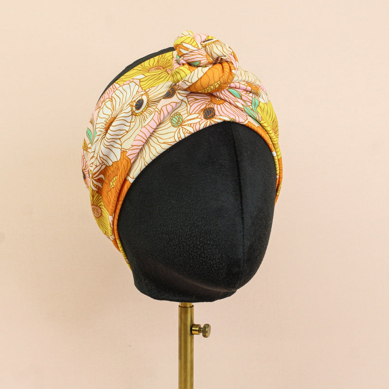 Frances Floral Wrap Headband - The Sassy Olive