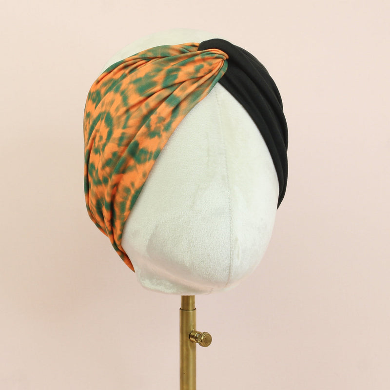Green and Orange Twist Headband - The Sassy Olive