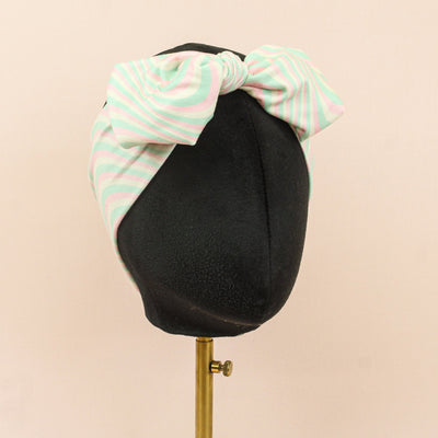 Groovy Pastels Top Knot Headband - The Sassy Olive