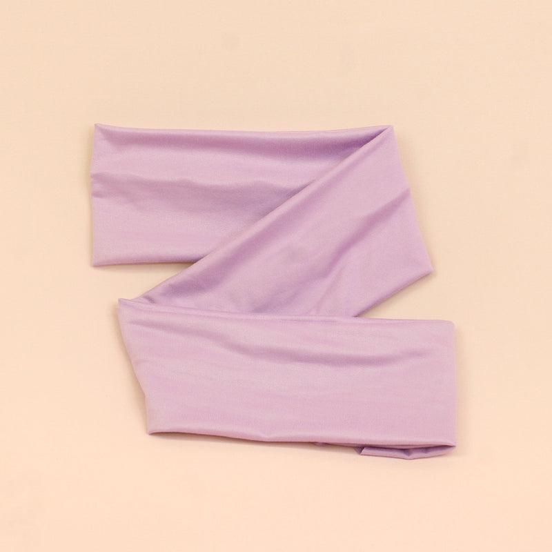 Lilac Solid Wrap Headband - The Sassy Olive