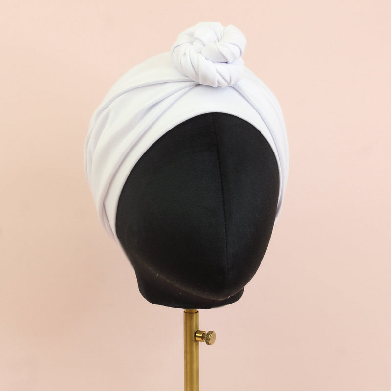 Marshmallow Solid Wrap Headband - The Sassy Olive
