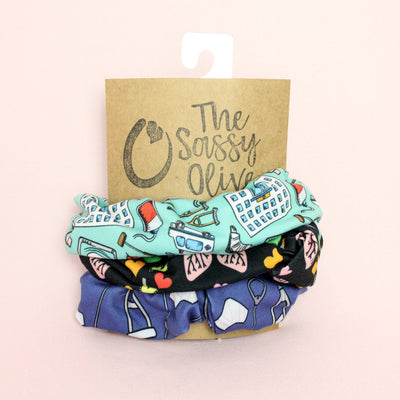 Medical Scrunchies - The Sassy Olive