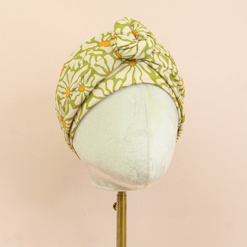 Mod Girl Vintage Floral Wrap Headband - The Sassy Olive