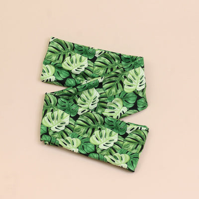 Monstera Wrap Headband - The Sassy Olive