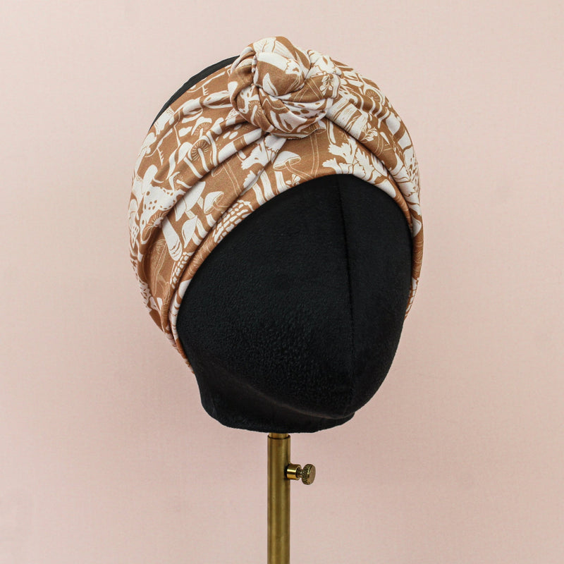 Mushroom Foraging Wrap Headband - The Sassy Olive