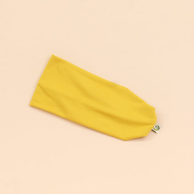 Mustard Solid Stretch Headband - The Sassy Olive