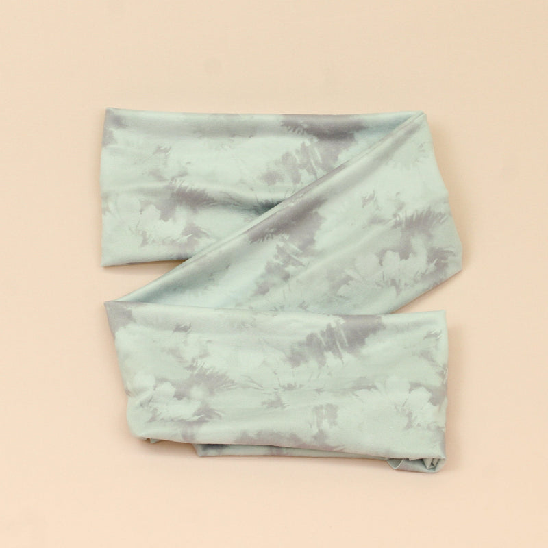 Ocean Gray Wrap Headband - The Sassy Olive