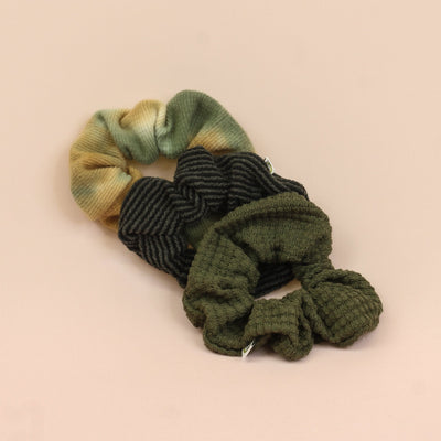 Olive Juice Textured Scrunchie Pack - The Sassy Olive
