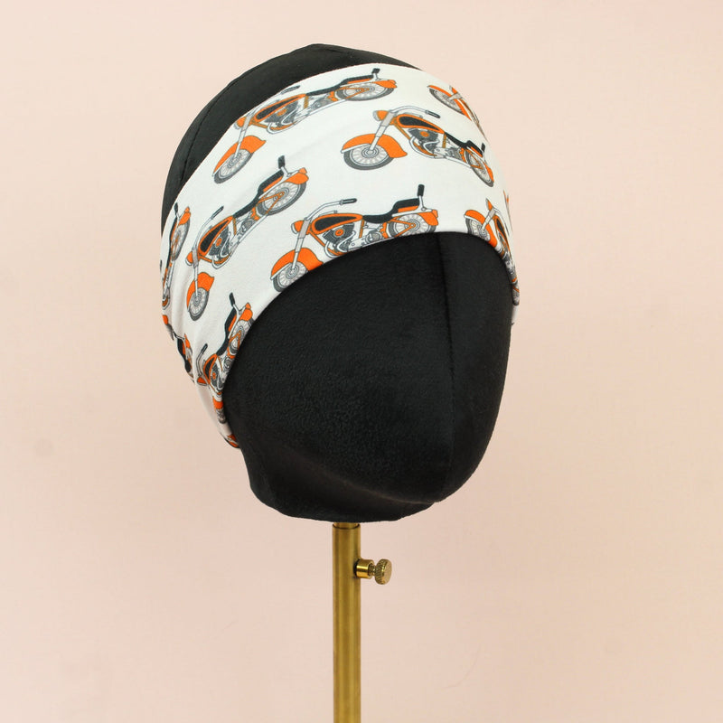 Orange Bikes Stretch Headband - The Sassy Olive