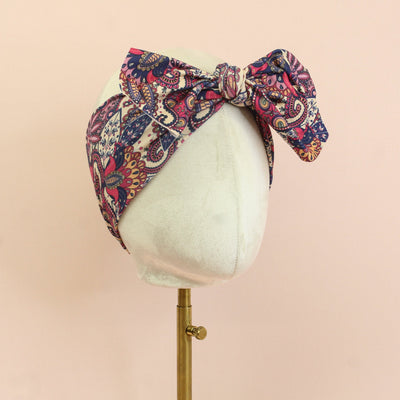 Pateast Paisley Top Knot Headband - The Sassy Olive