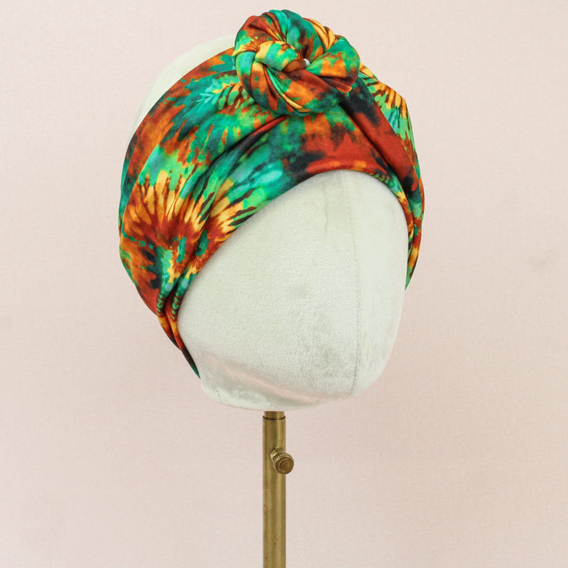 Seaton Tie Dye Wrap Headband - The Sassy Olive