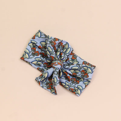 Shrooms of Blue Top Knot Headband - The Sassy Olive