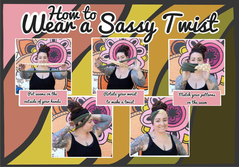 Twist Headband Styling Sign - The Sassy Olive