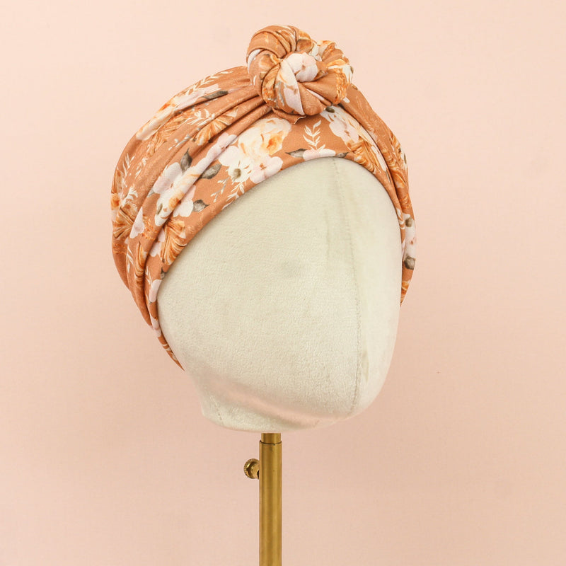 Veronica Floral Wrap Headband - The Sassy Olive