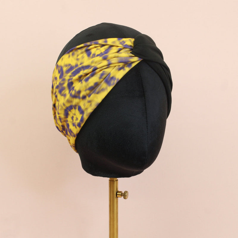 Yellow and Purple Twist Headband - The Sassy Olive